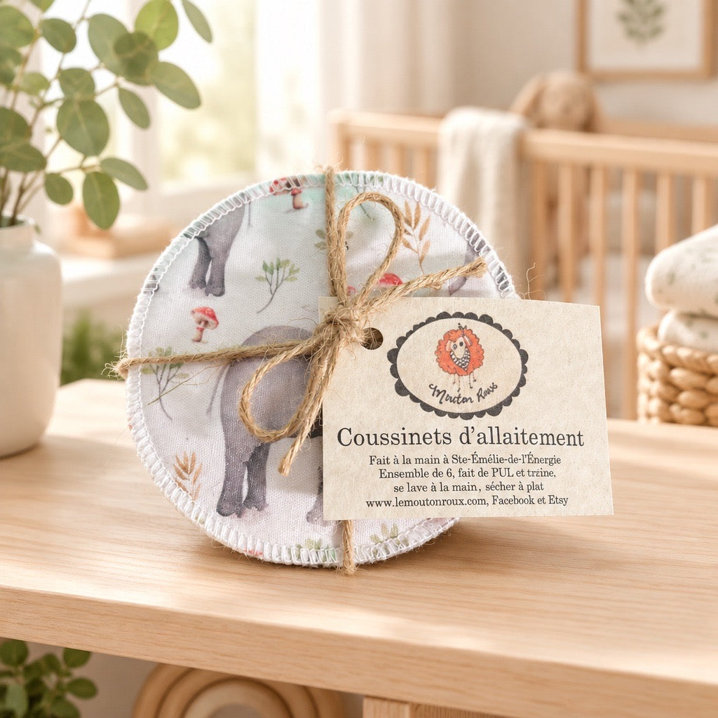 Coussinets d’allaitement éléphant