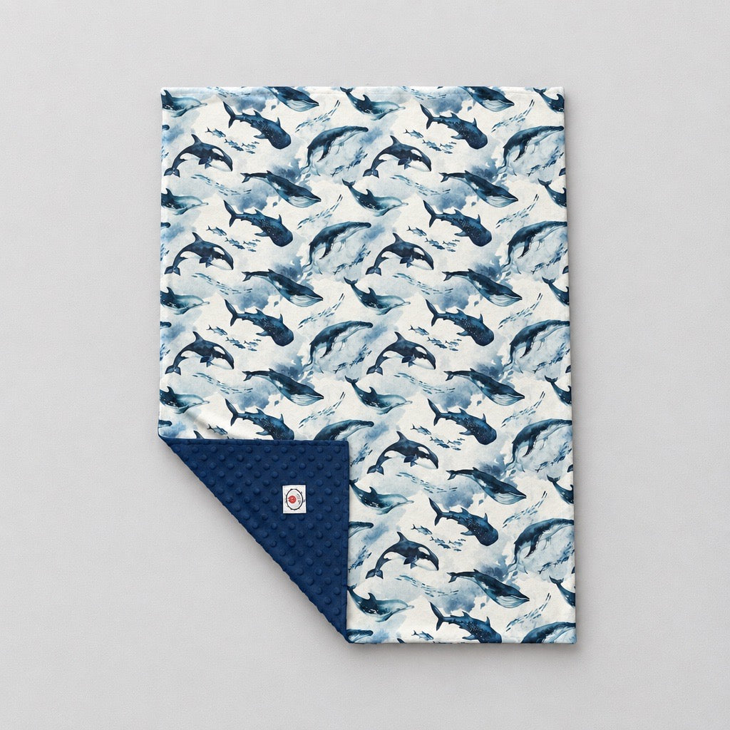 Doudou Minky Baleine