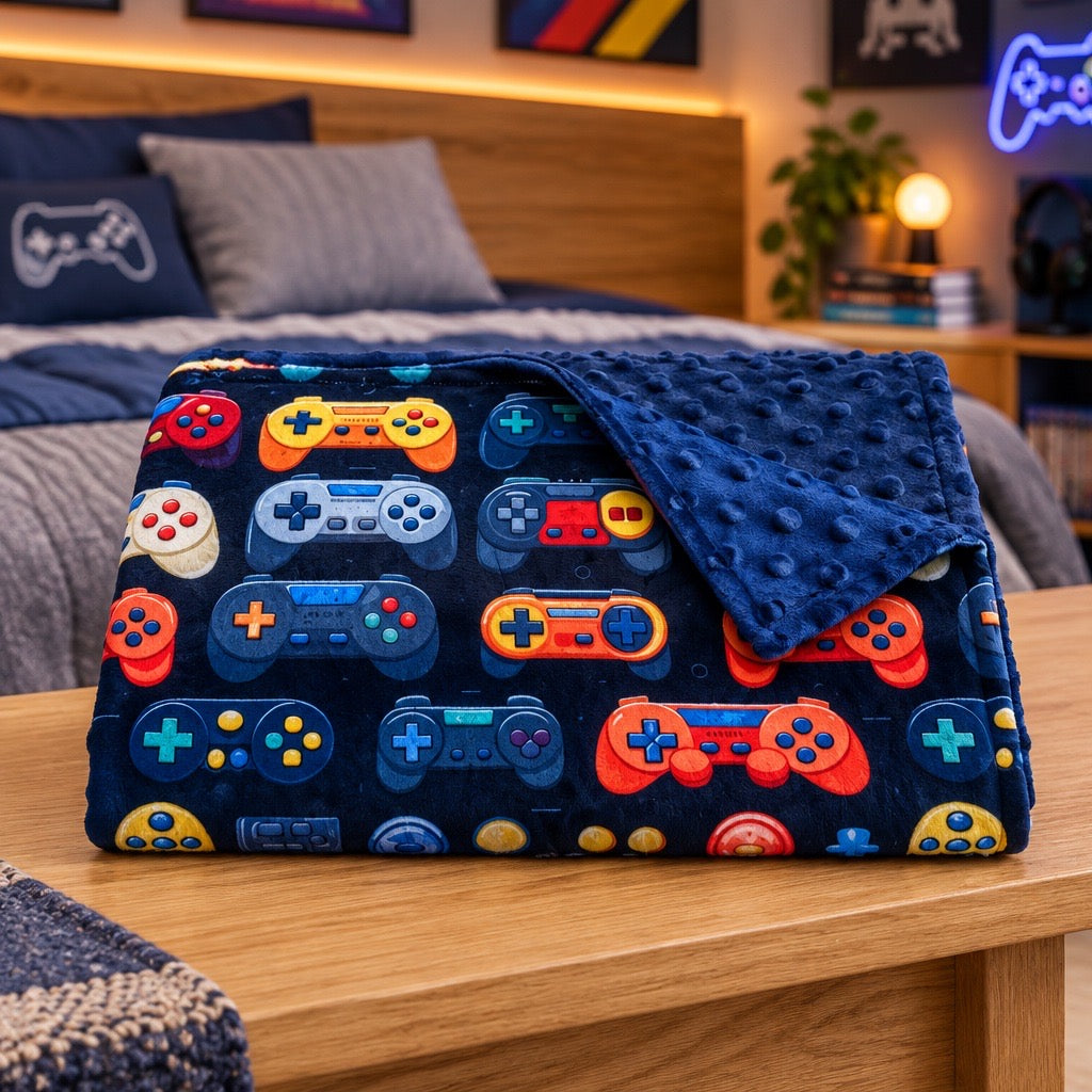 Couverture Minky jeux vidéo