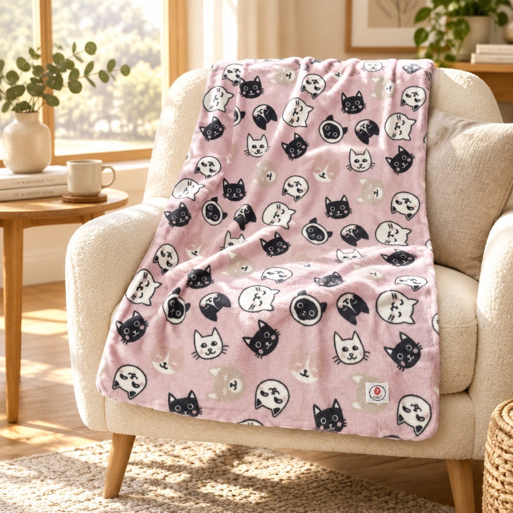 Doudou Minky Chat rose